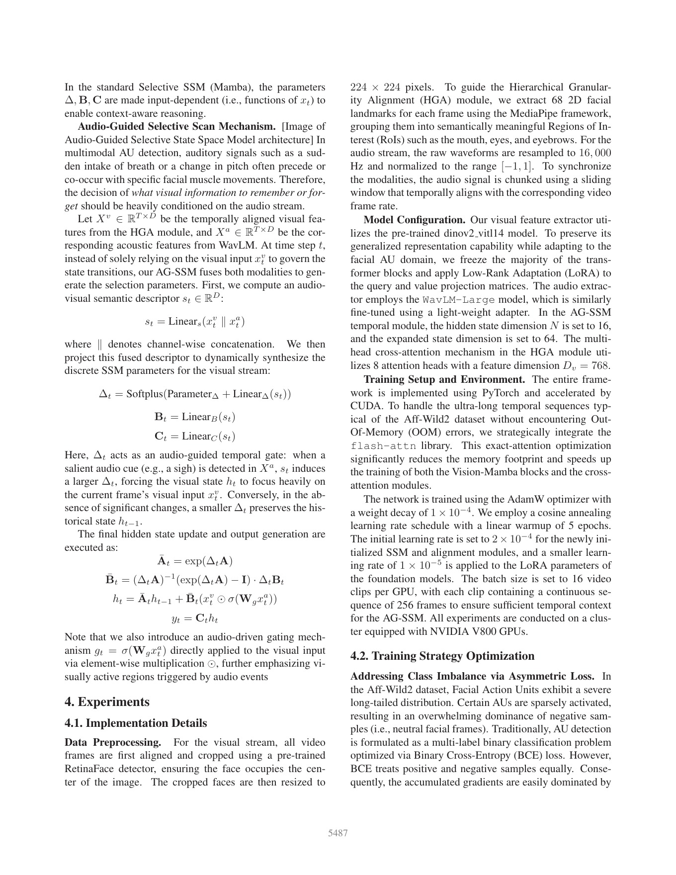 Page 5 of the official paper: Hierarchical Granularity Alignment and State Space Modeling for Robust Multimodal AU Detection in the Wild