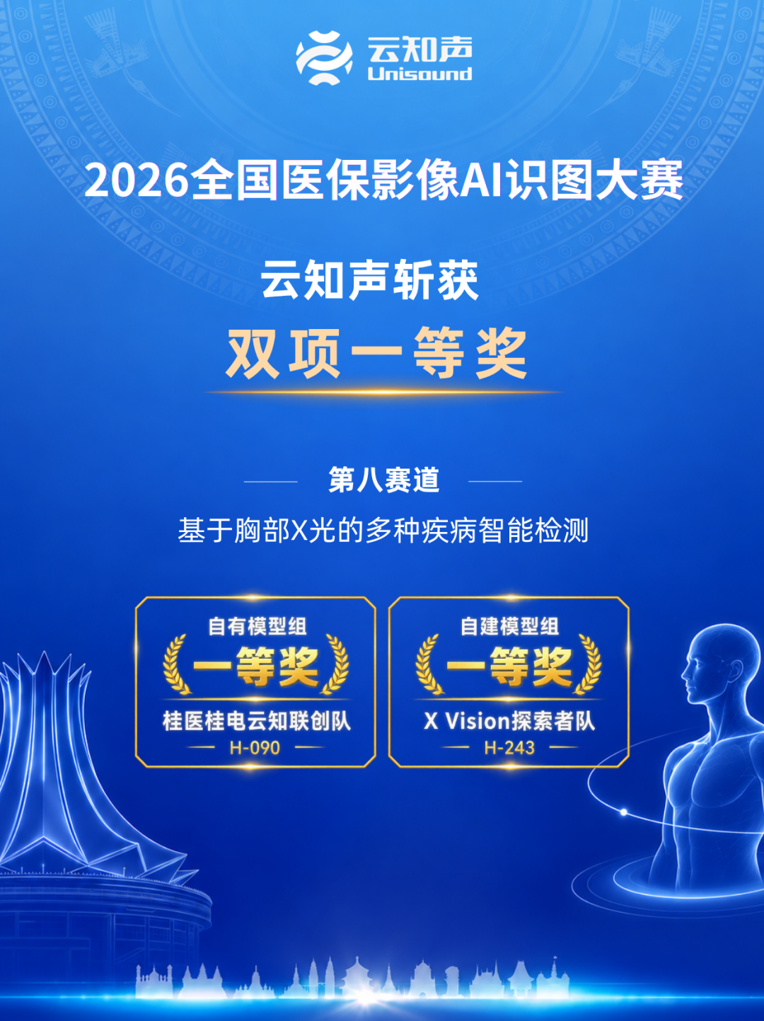 Original Chinese award announcement poster